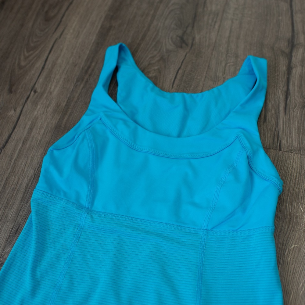 Lululemon Run: Tata topper tank small spry blue 4